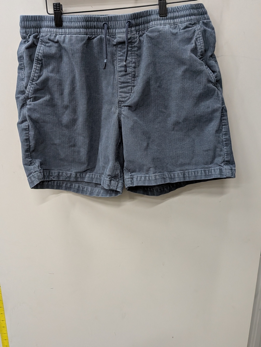 Men's Corduroy Drawstring Shorts - Slate Blue